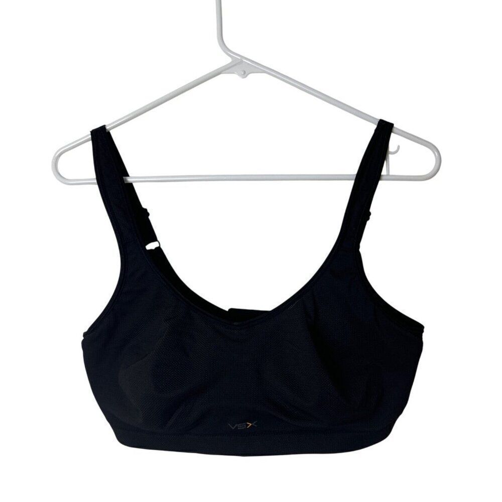 VSX Sport High Impact Black Sports Bra 38D Adjustable Straps